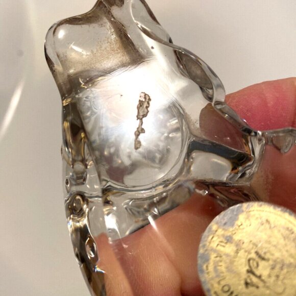 Princess House Pets DEER FAWN Figurine 24% Lead Crystal Made in Germany Vintage - Picture 9 of 9